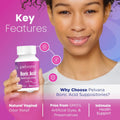 Pelvana Boric Acid Suppositories for Women 30 Count for Vaginal Odor - Third-Party Lab Verified & Bottled in the USA