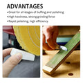 SCOTTCHEN Mini Buffing Polishing Cutting Compounds 4 Oz. Kit - Green Fine/White Medium/Red Coarse - 3 Pack 4 Oz. - Green Fine/White Medium/Red