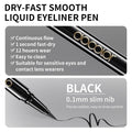 docolor Waterproof Eyeliner Pen Super Slim Precise All Day Black Eyeliner Liquid Professional Makeup Liquid Eye Liner Pencil for Women 1 Count