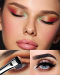 EIGSHOW Eyeshadow Smudge Brush & Eyeliner Brush, High-End Precision Eye Makeup Tools for Blending Cat Eye, Winged Liner (E865&E806) Black+E806
