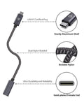 USB C Extension Cable (20Gbps/240W/3.3Ft), Faracent USB 3.2 Type C 3.1 Male to Female Extension Charging & Sync for Iphone 16 15 Pixel PSVR2