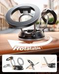 SUPERONE Car Phone Holder for Magsafe [78+LBS Strongest Suction & 2800gf Magnetic] 360° Adjustable Magnetic Car Mount, Foldable Cell Phone Holders