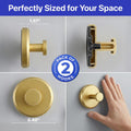 HOME SO Suction Cup Hooks for Shower & Bathroom Towel Holder 2-Pack – Suction Cups Hooks for Hanging Towels, Robes, & Coats - Tiles, Glass Door or