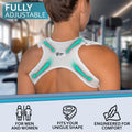 Upper Back Posture and Neck Hump Corrector - for Women and Men - Support Brace and Straightener for Pain Relief - Rounded Shoulder and Buffalo