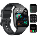 Smart Watch for Men Women, 1.96"HD Smartwatch (Answer/Make Call) with Heart Rate/Sleep Monitor/Spo2/Pedometer, 2025 New Fitness Watch 113+ Sport