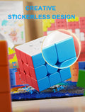 CFMOUR Speed Cube 3x3x3 - Moyu Meilong 3C, Stickerless Magic Cube | Fast Turning, Durable, Brain Teaser, Birthday Party Gift, Vivid Colour, 3D