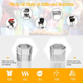 2 Pack 12'' Stainless Steel Pellet Smoker Tube, with Brush and Hooks | for 5 Hours Cold/Hot Smoking 2 Pack Smoker Tube