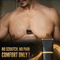 Risina Body Trimmer for Men, 2-in-1 Groin & Body Hair Trimmer, IPX7 Waterproof Electric Razor, Ball & Pubic Hair Trimmer for Private Areas,