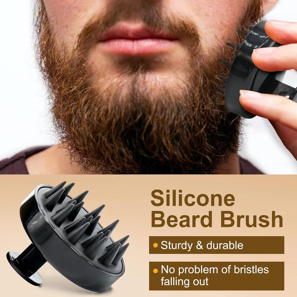 JVR Beard Wash and Beard Conditioner for Men, Beard Shampoo Cleanse and Reduces Frizz, Soften & Strengthens, Organic with Coconut, Aloe, Provides