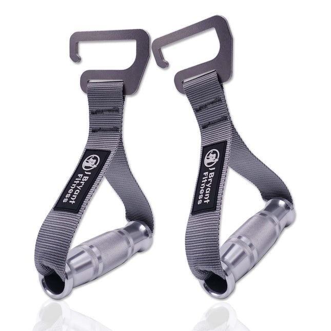 J Bryant Fitness Resistance Band Exercises Handles Heavy Duty Metal Gym Handles 