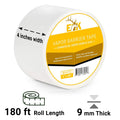 ELK Vapor Barrier Tape - 4” x 180ft - PE 7mm Polyethylene Seam Tape - Moisture Barrier Seam & Seal for Crawlspace Encapsulations or Waterproof