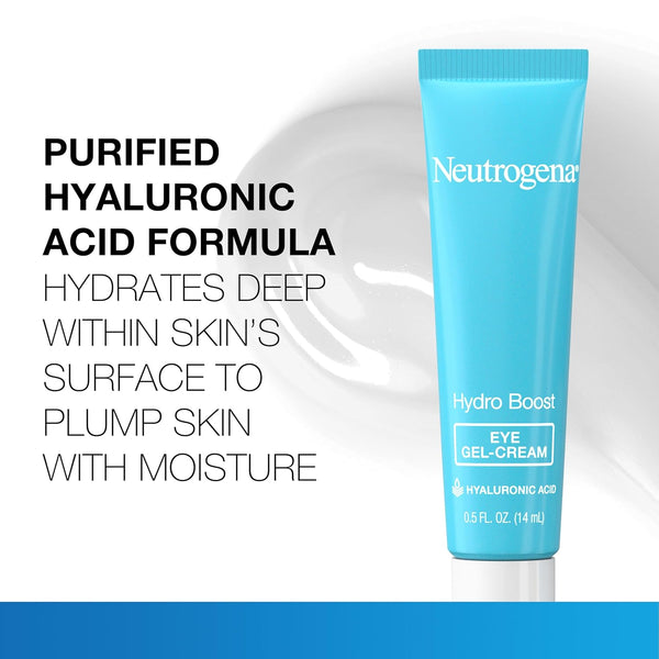 Neutrogena Hydro Boost Under Eye Cream, Fragrance Free, 0.5 oz 0.5 Fl Oz (Pack of 1)