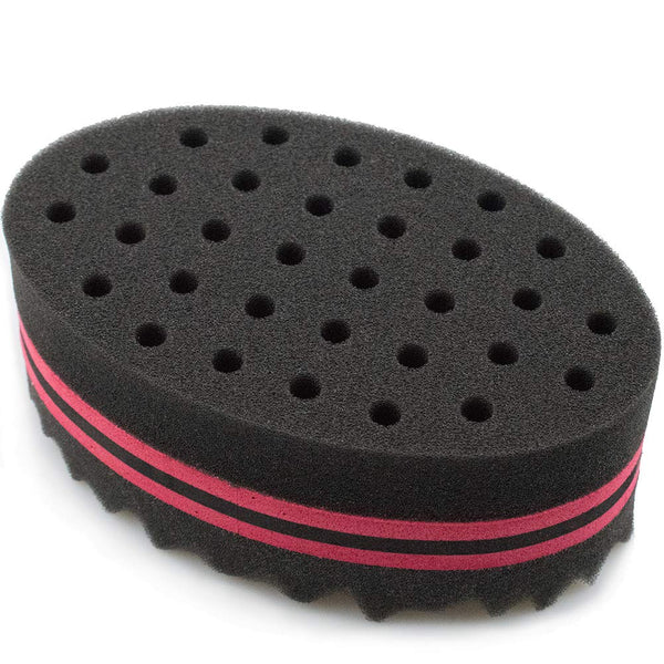 Small Holes Hair Sponge for Twists and Dreads Barber Afro Wave Nappy Sponge Brush for Curls Women Men Natural Hair 1 Pcs Twist