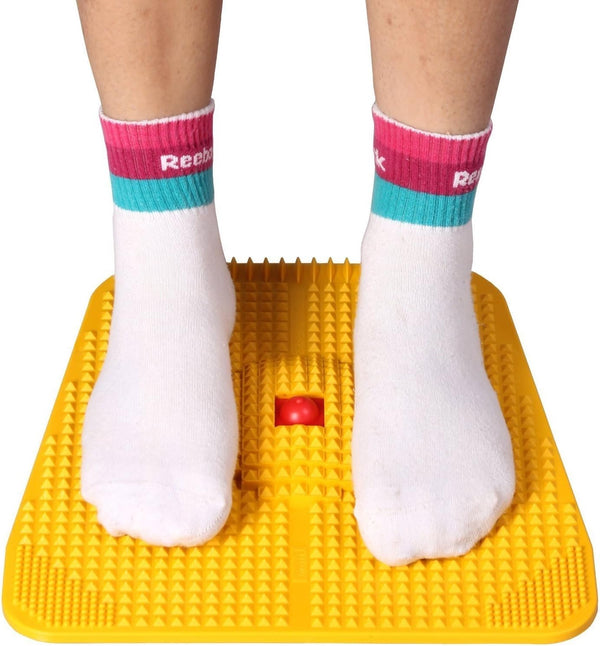 Aci Acupressure Reflexology Magnetic Pyramidal Therapy Power Pain Relief Energy Foot Health Mat Set of 1 + Sujok Rings Set of 5 L X W X H Ã¢ÂÂ 30 X
