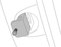 Lisle 22100 Flywheel Locking Tool for 6.6 L Duramax