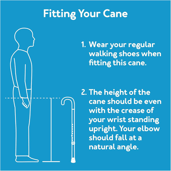 Carex round Handle Wood Cane - Wooden Walking Cane with Rubber Tip - Fashionable, Traditional Style Walking Stick for Men and Women, 36 Inch