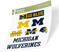 Desert Cactus University of Michigan Sticker Wolverines UM U of M Sticker Vinyl Decals Laptop Water Bottle Car Scrapbook Sheet T2 (Type 2)