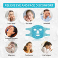 ZNÖCUETÖD Cold Face Eye Mask Ice Pack Reduce Facial Puff, Dark Circles, Hot Cold Compress Pack, Face SPA Gift for Woman Sleeping, Pressure,