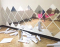 Redodeco Self-Adhesive Reflective Chrome Silver Vinyl Wrap Sticker Decal Film Sheet 12inch by 60inch