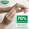 CURAD Alcohol Prep Pads (Pack of 4 Boxes) | 400 Pieces of Medium Isopropyl Alcohol Wipes Individually Wrapped | First Aid Alcohol Swabs for Cuts &