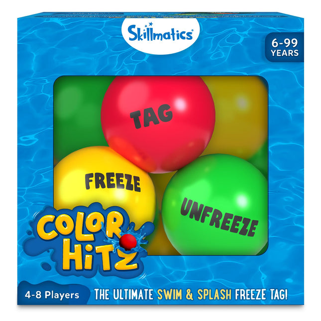 Skillmatics Color Hitz Pool Toys - Swim & Splash Freeze Tag, Perfect for Swimmin
