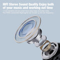 Boean Bluetooth Headphones, Bluetooth 5.3 Wireless Headphones with 16 Hours Playtime, Stereo Bass IPX7 Waterproof Over Ear Earphones AI Music