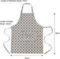 LessMo Kitchen Cooking Aprons with 3 Pockets for Men Women - Cotton Adjustable Professional Grade Chef Apron for Kitchen, BBQ & Grill (Light Gray)
