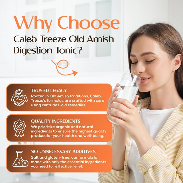 Stops Acid Reflux (8 Oz) by Caleb Treeze: Old Amish Formula