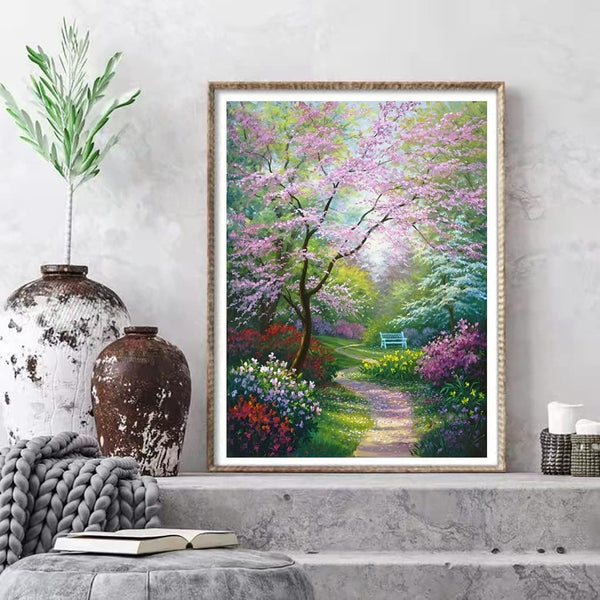 Eiazuiks Diamond Painting Kits for Adults, Landscape 5D DIY Diamond Art Kits Full Drill Diamond Dots for Gift Wall Decor and Relaxation Gem Arts