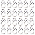 24PCS 1.7〞Clear Plastic Punch Bowl Cup S Hooks Hangers