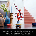 LEGO Botanicals Plum Blossom Building Sets for Adults - Artificial Flower for Dinner Table Centerpiece, Living Room Home Decor, Ages 18+ - DIY