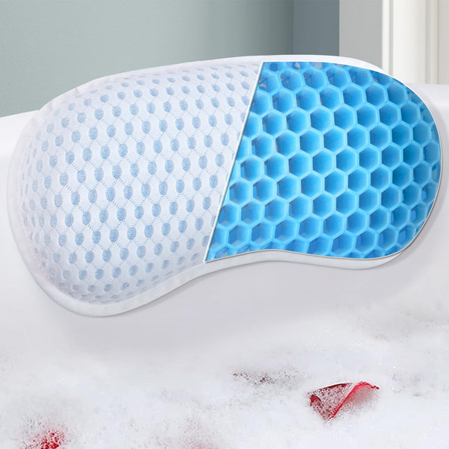Bathtub Bath Pillows for Tub - Bathtub Pillow for Neck & Back Support with Ergon