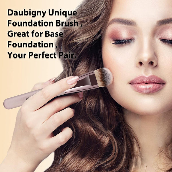 Makeup Brushes, Daubigny 16Pcs Complete Premium Synthetic Makeup Brush Set with Professional Foundation Brushes Powder Concealers Eye Shadows