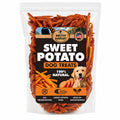 BRUTUS & BARNABY Sweet Potato Dog Treats- No Additive Dehydrated Sweet Potato Fries, Grain Free, Gluten Free and No Preservatives Added (14 oz) 14