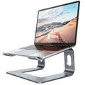 Nulaxy Full Aluminum Laptop Stand, Stable Support to 22 lbs, Open Cooling A-Grey