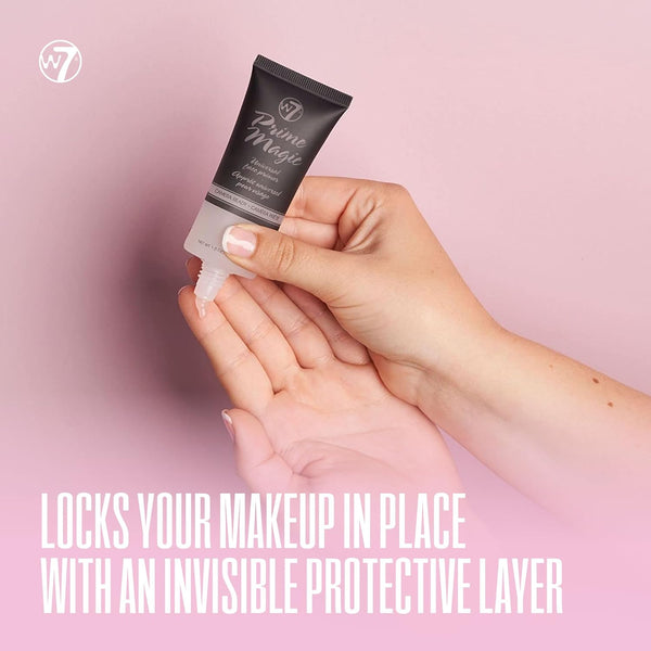 W7 Prime Magic & the Fixer Matte Set - Makeup Primer & Setting Spray Duo for a Smooth, Matte Finish - Pore Minimizer & Shine Control -