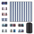 Lightweight Waterproof 60X80'' Picnic Blankets Huge anti Sand Packable Beach Grass Park Matt Fold up Camping Tent Rug for inside Summer Camp