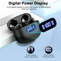 Wireless Earbuds, Bluetooth 5.3 Headphones LED Power Display, 2025 New Wireless Earphones, 4 ENC Noise Cancelling Mic, Hifi Stereo, 48H Playtime