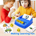 HahaGift Educational Toys for 3-5 Year Old Boy Girl Gifts, Matching Letter Learning Games Activities, Ideal Christmas Birthday Gift for Toddler