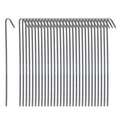 Pinnacle Mercantile 30 Pack Tent Stakes Metal Garden Edging Fence Hooks Pegs Christmas Decoration Stakes Made USA 9 inches Long
