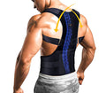 Magnetic Posture Corrector, Men and Women, Fully Adjustable Padded Back Supporter, All Day Pain Relief, Lumbar, Neck, Spine, Shoulders, Scoliosis