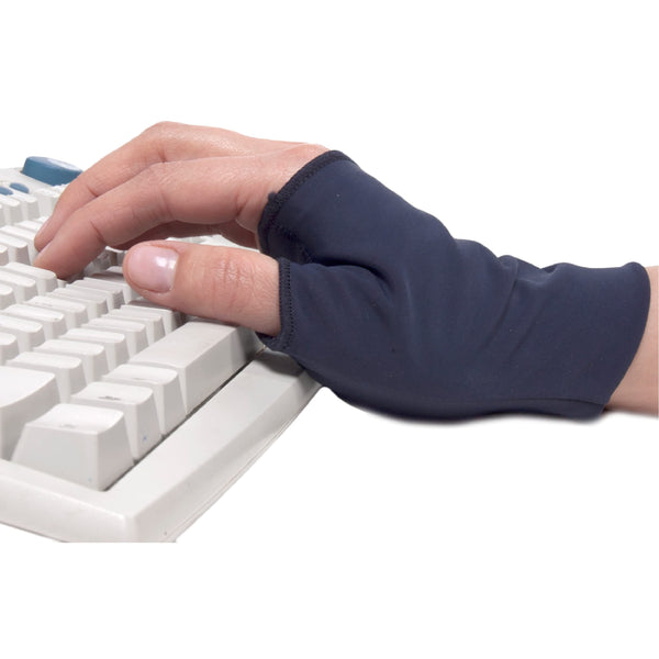 Natracure Computer Gloves (Carpal Tunnel Relief) Size: Medium/Large - One Pair (Reversible) - (For Wrist and Hand Pain Relief from Typing and