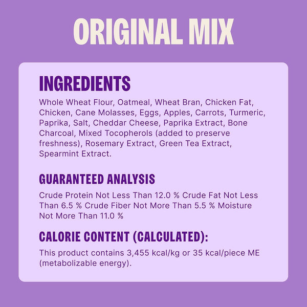 Wellness Old Mother Hubbard Classic Original Mix Dog Biscuits, Natural Training Treats, 4 Flavors, Mini Size, 20 oz Bag Assorted Mini 1.25 Pound