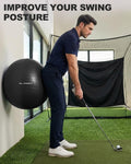 Trideer Extra Thick Yoga Ball Exercise Ball, 5 Sizes Gym Ball, Heavy Duty Ball Chair for Balance, Stability, Pregnancy, Quick Pump Included