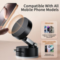 Vacuum Magnetic Phone Holder Updated Suction Cup Phone Mount Foldable Multi-Scenario Application 360° Adjustable Magnetic Phone Holder for