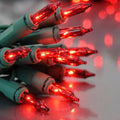 Holiday Essence 140 Red Musical Christmas Lights, Plays 25 Classic Music Songs, 8 Function Chaser, Green Wire, 31.2 Ft Wire Length Indoor String