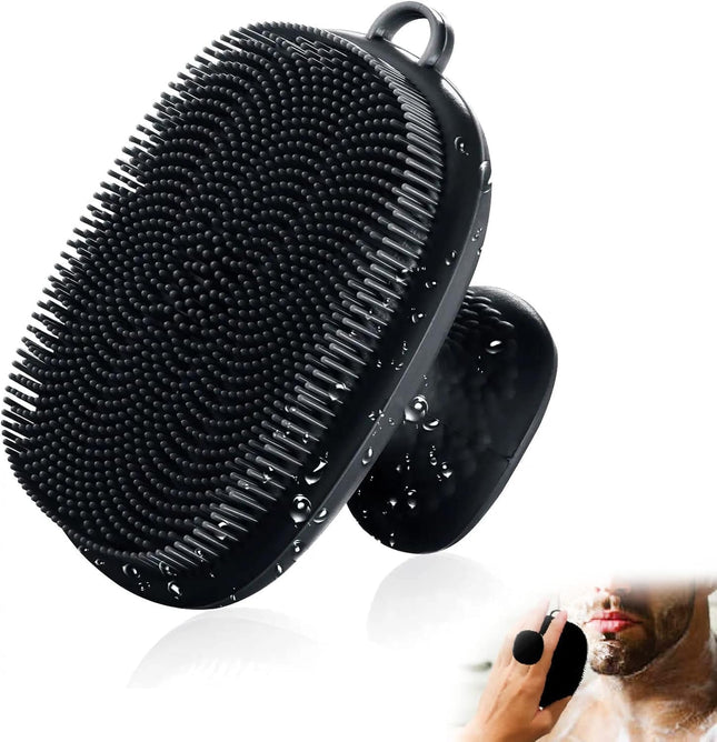 VWMYQ Face Scrubber, Pore Scrubber Silicone Face Scrubber for Men,Silicone Face 