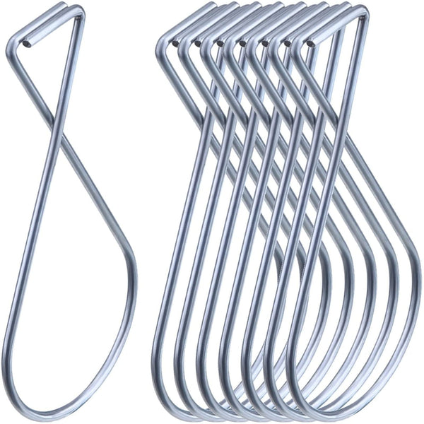 Outus 50 Packs Hook Clips Ceiling Tile Hooks T-bar Drop Ceiling Clips for Office, Classroom, Home and Wedding Decoration, Hanging Sign from