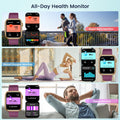 Smartwatch Women for Android Phones Ios: Smart Watches for Women Fitness Tracker 1.83" Touchscreen Waterproof Smartwatches Lady with Answer/Make