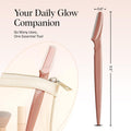 Kitsch Dermaplane Razor for Women Face – Terracotta, 12 pcs | Face Razors for Women & Men, Eyebrow Razor & Face Shaver – Exfoliating Facial Razor